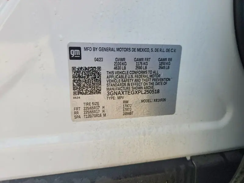 2023 CHEVROLET EQUINOX LT  
