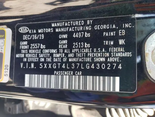 2020 KIA OPTIMA LX  