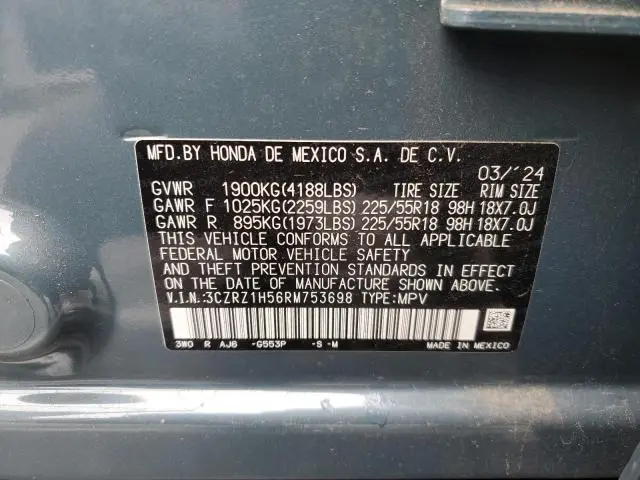 2024 HONDA HR-V SPORT  
