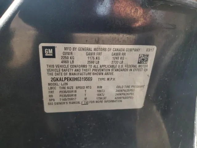 2017 GMC TERRAIN SLT  