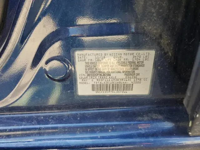 2019 NISSAN VERSA NOTE S  