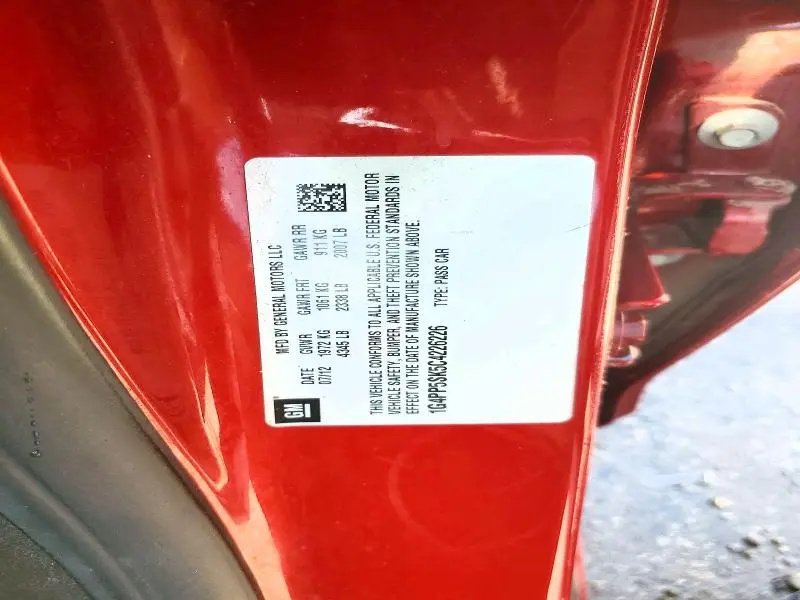 2012 BUICK VERANO   