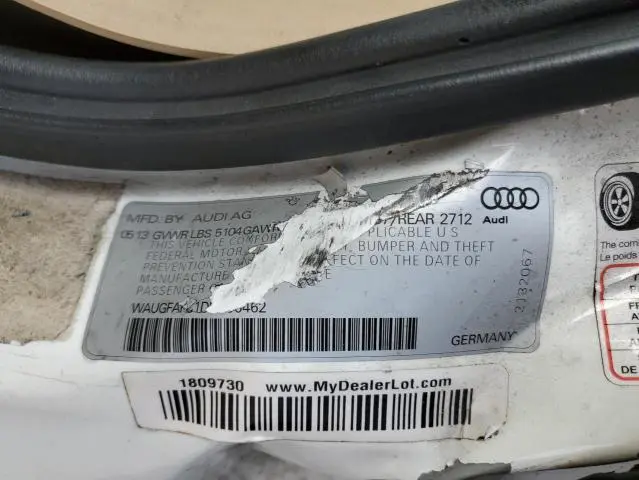 2013 AUDI A6 PREMIUM PLUS  