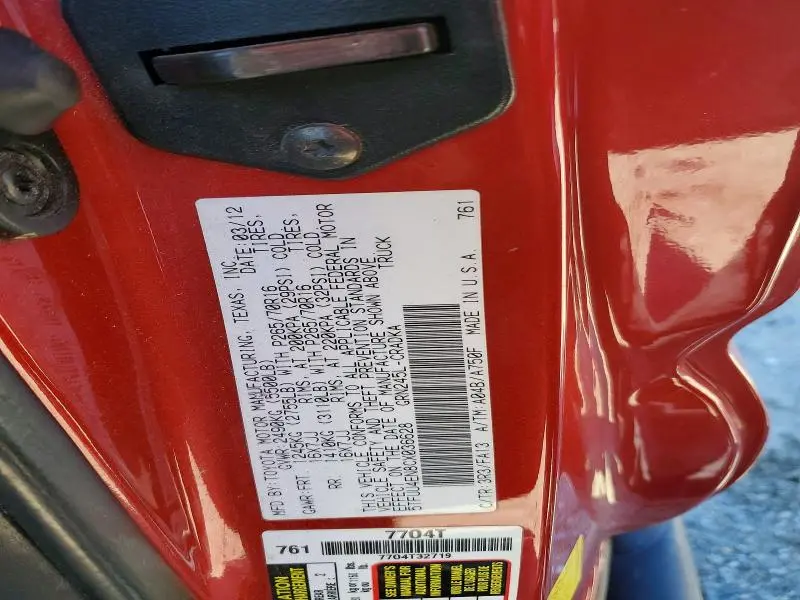 2012 TOYOTA TACOMA V6  