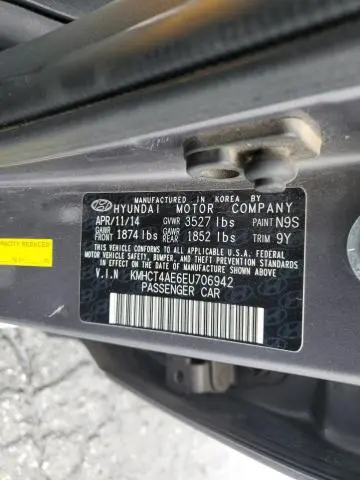 2014 HYUNDAI ACCENT GLS  