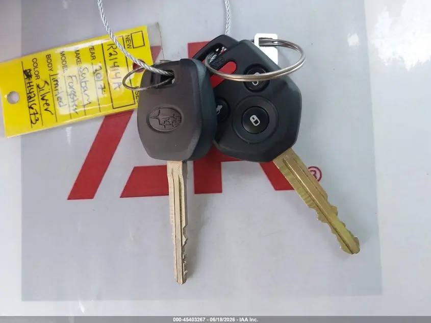 2017 SUBARU FORESTER 2.5I LIMITED