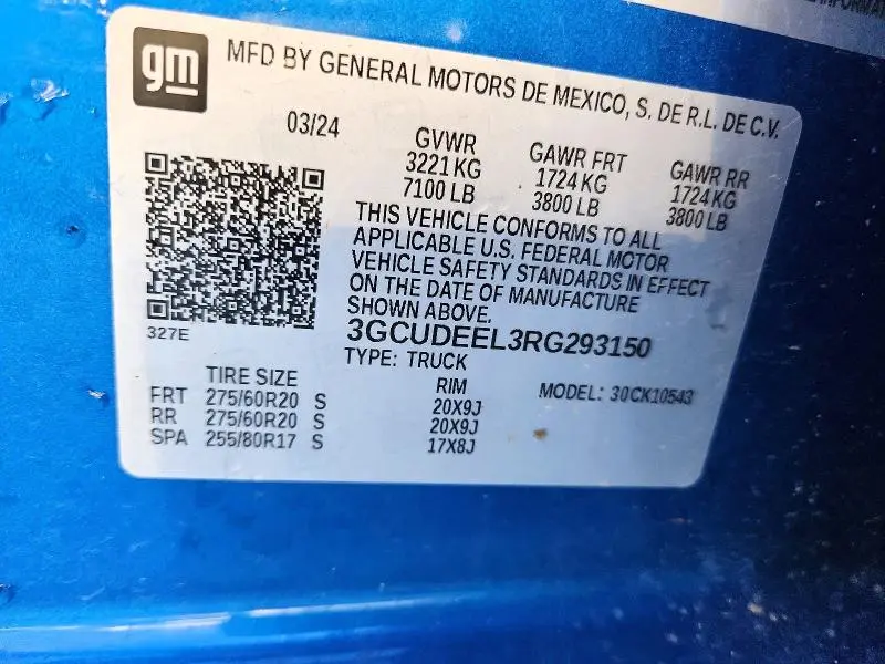 2024 CHEVROLET SILVERADO K1500 RST  