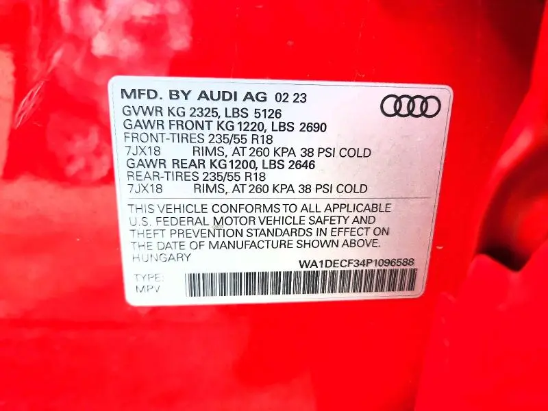2023 AUDI Q3 PREMIUM S LINE 45  
