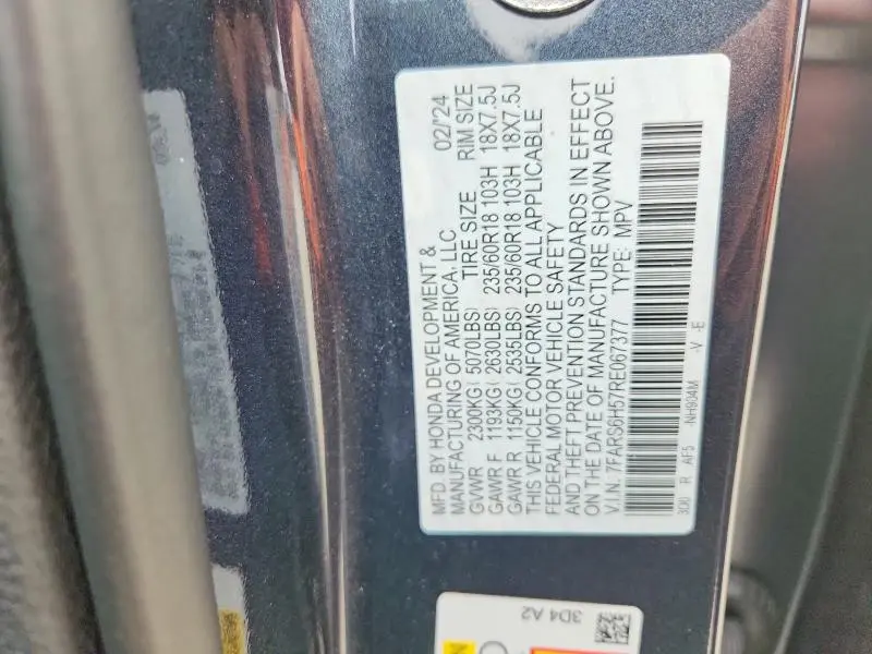 2024 HONDA CR-V SPORT  