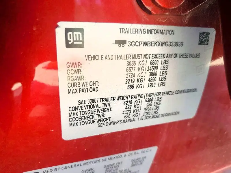 2021 CHEVROLET SILVERADO C1500 CUSTOM  