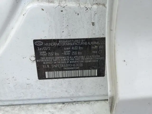 2018 HYUNDAI SONATA SPORT  