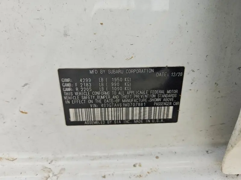 2021 SUBARU IMPREZA PREMIUM  