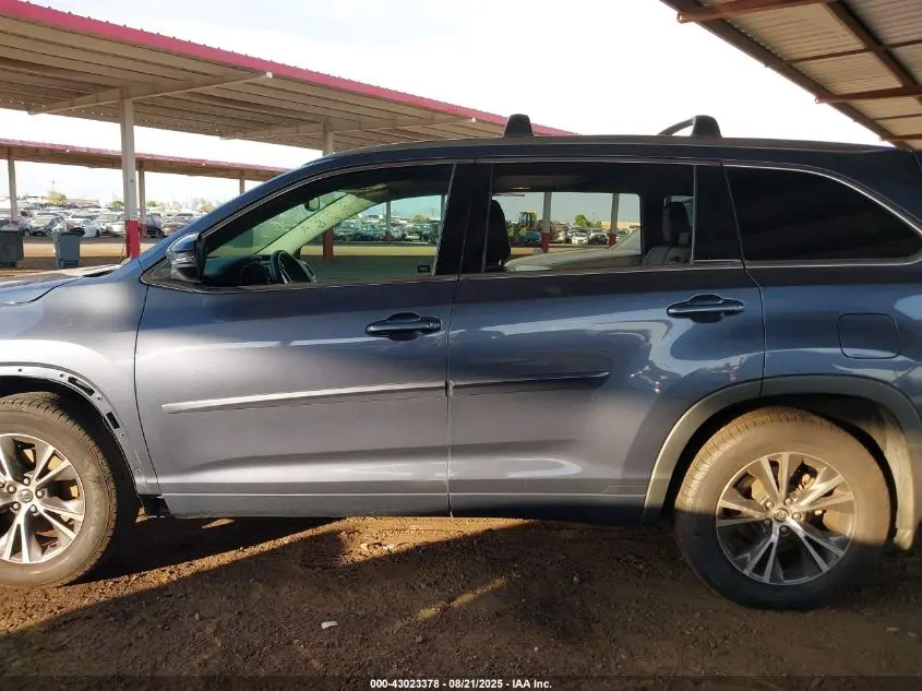 2016 TOYOTA HIGHLANDER XLE V6