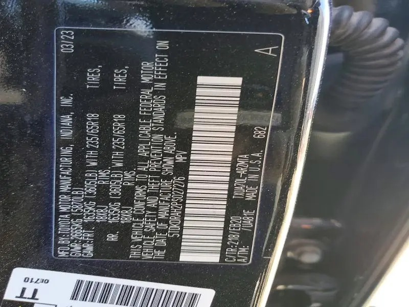 2023 TOYOTA HIGHLANDER XLE  