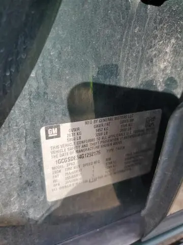 2016 CHEVROLET COLORADO Z71  