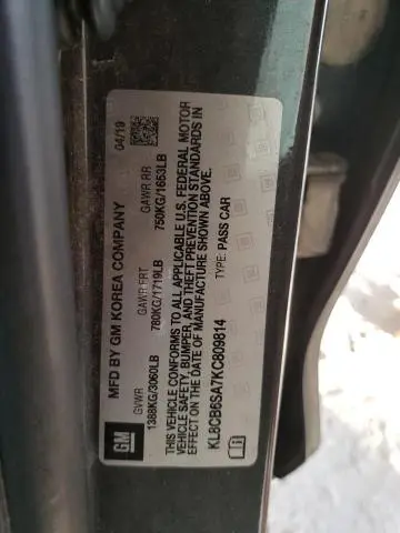 2019 CHEVROLET SPARK LS  