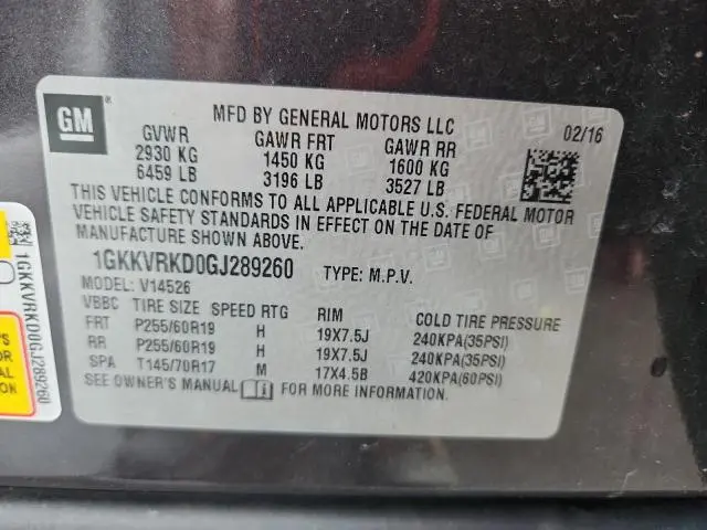 2016 GMC ACADIA SLT-1  