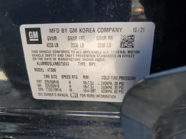 2022 BUICK ENCORE GX SELECT  