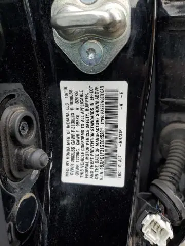 2016 HONDA CIVIC EX  