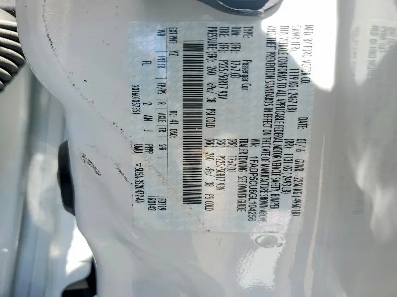 2016 FORD C-MAX   