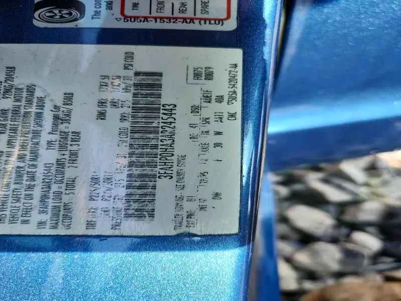 2010 FORD FUSION SE  