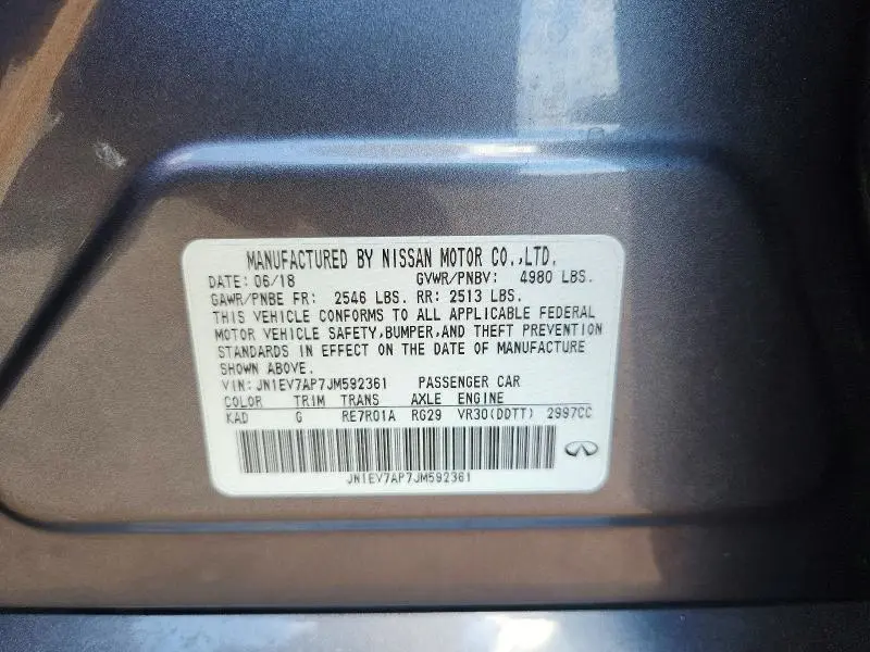 2018 INFINITI Q50 3.0T LUXE  