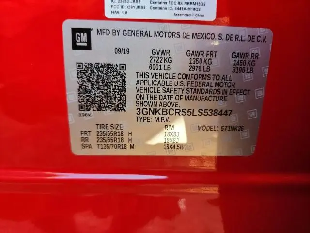 2020 CHEVROLET BLAZER 2LT  