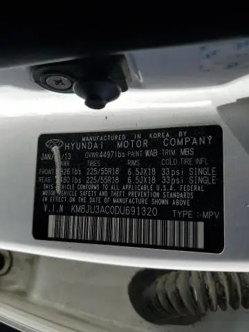 2013 HYUNDAI TUCSON GLS