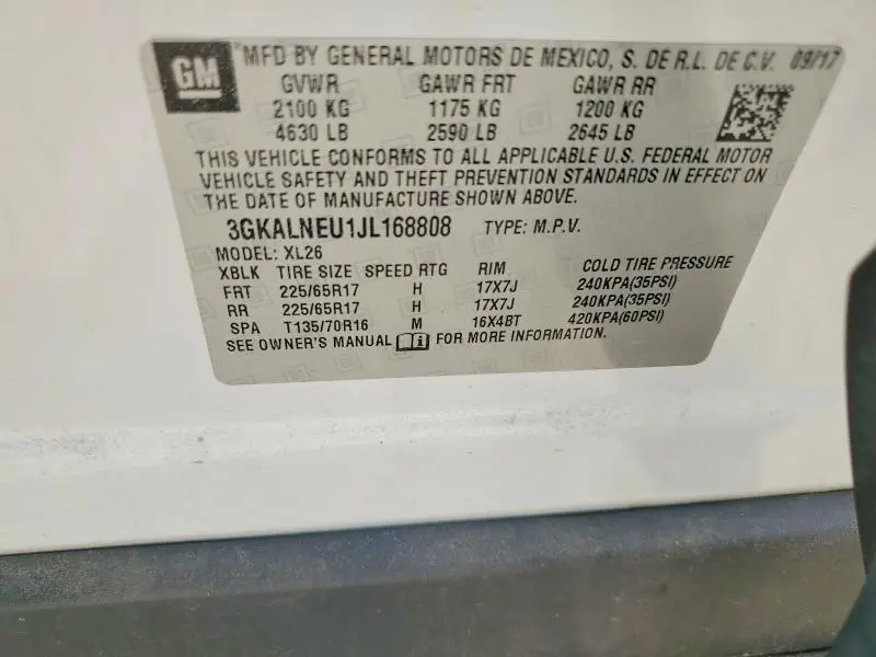 2018 GMC TERRAIN SLE  