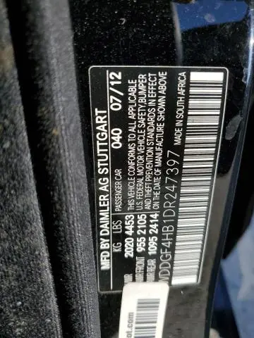 2013 MERCEDES-BENZ C 250  