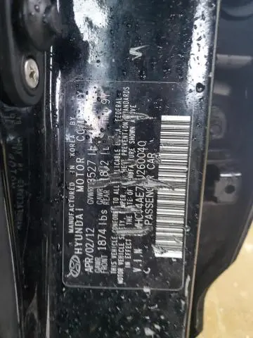 2012 HYUNDAI ACCENT GLS  