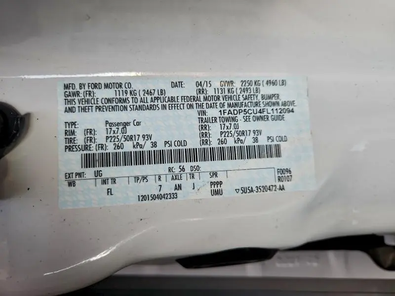 2015 FORD C-MAX PREMIUM SEL  