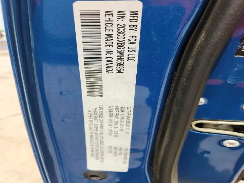 2021 DODGE CHARGER SXT  