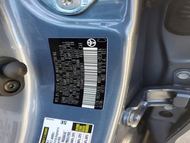 2025 TOYOTA COROLLA LE  