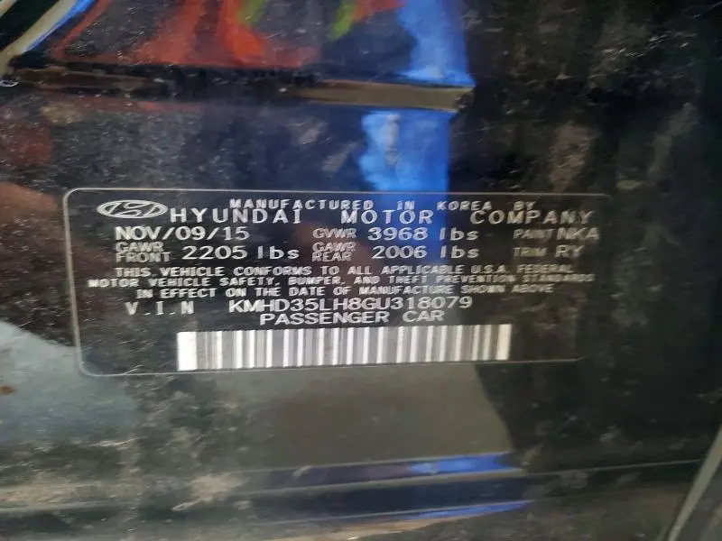 2016 HYUNDAI ELANTRA GT BASE  