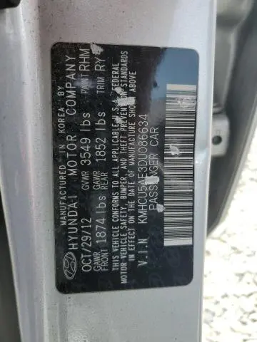 2013 HYUNDAI ACCENT GLS  