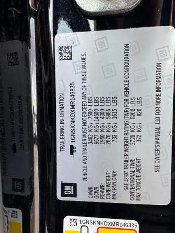 2021 CHEVROLET TAHOE K1500 LT  