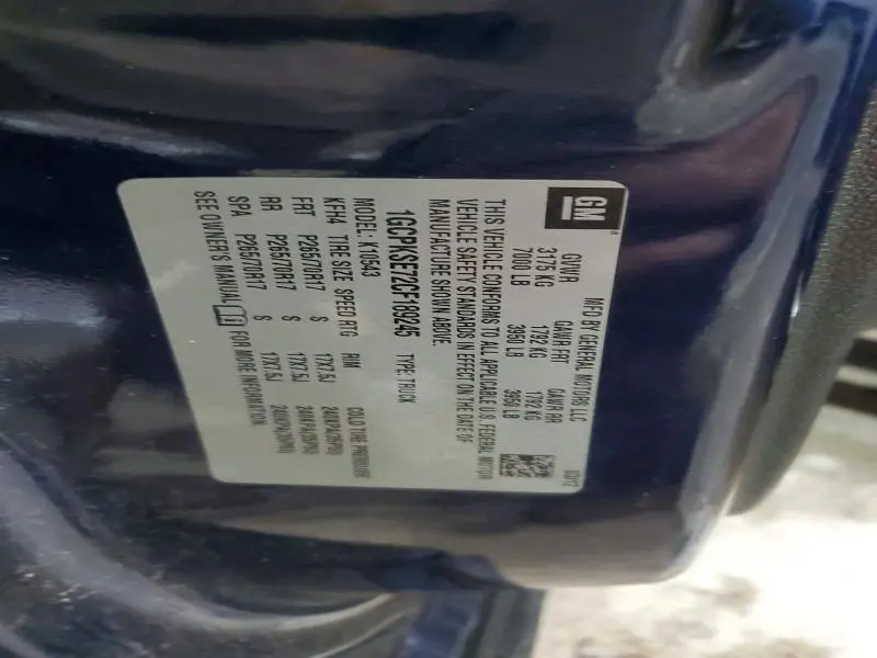 2012 CHEVROLET SILVERADO K1500 LT  