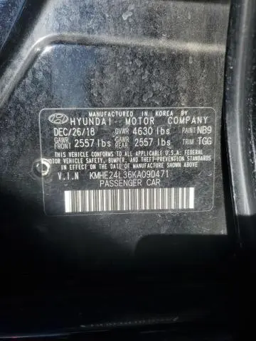 2019 HYUNDAI SONATA HYBRID