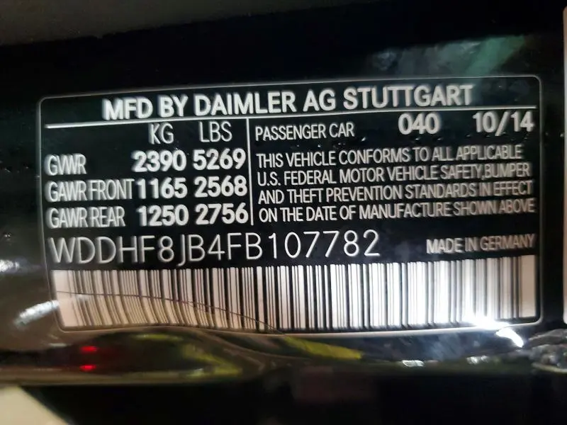 2015 MERCEDES-BENZ E 350 4MATIC  