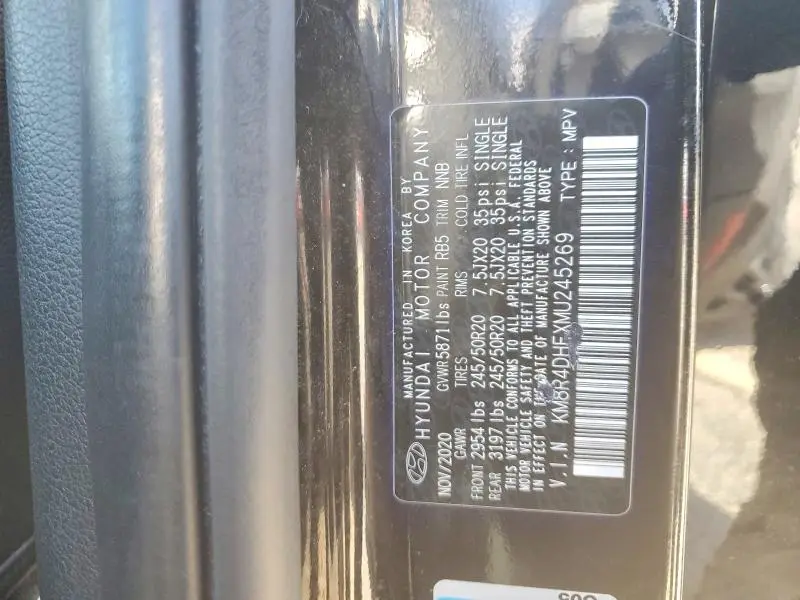 2021 HYUNDAI PALISADE   