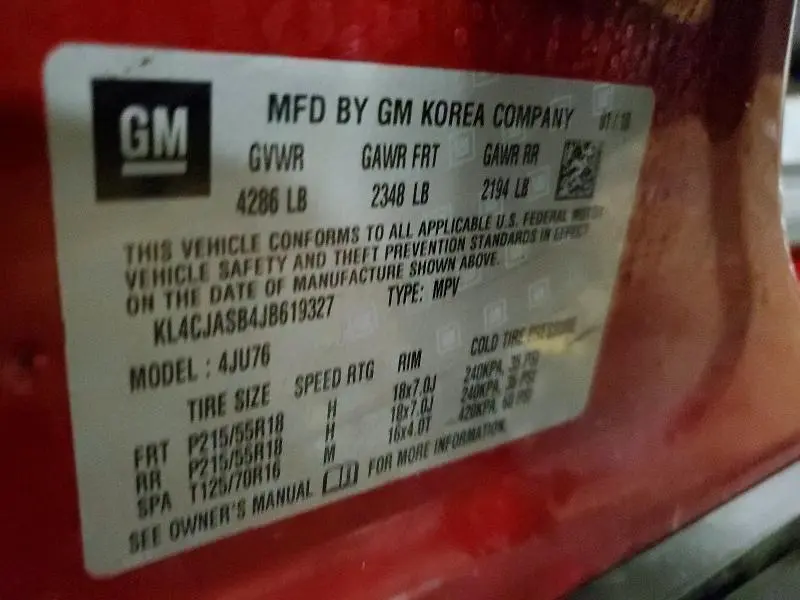 2018 BUICK ENCORE PREFERRED  