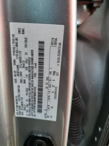 2022 FORD F150 SUPERCREW  