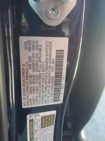 2022 ACURA RDX TECHNOLOGY  