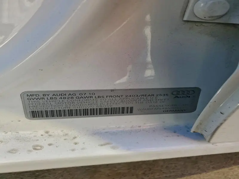 2011 AUDI A4 PREMIUM PLUS  