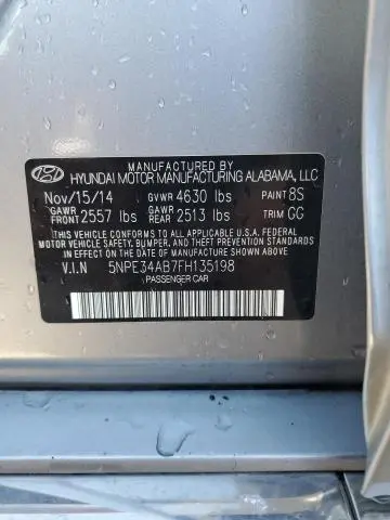 2015 HYUNDAI SONATA SPORT  