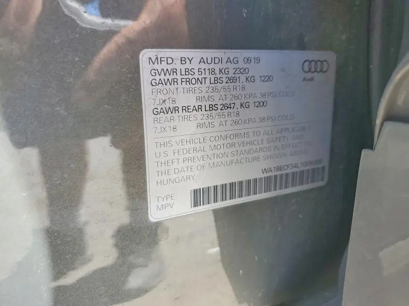2020 AUDI Q3 PREMIUM PLUS  