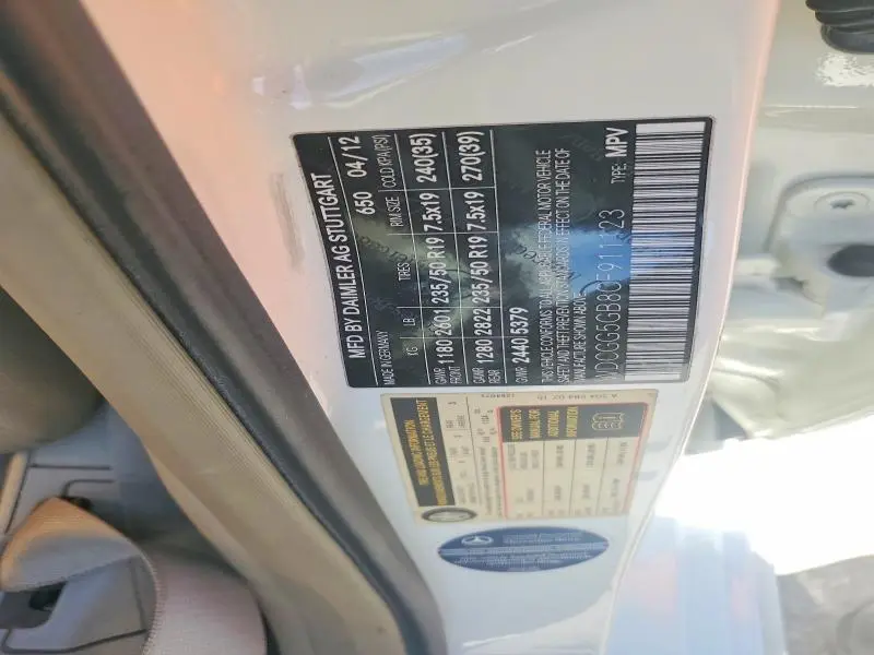 2012 MERCEDES-BENZ GLK 350 350  