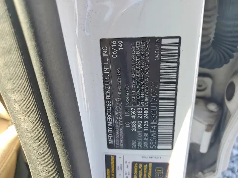 2016 MERCEDES-BENZ C 300  