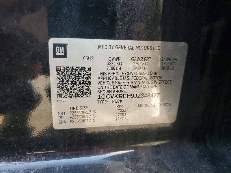 2018 CHEVROLET SILVERADO K1500 LT  